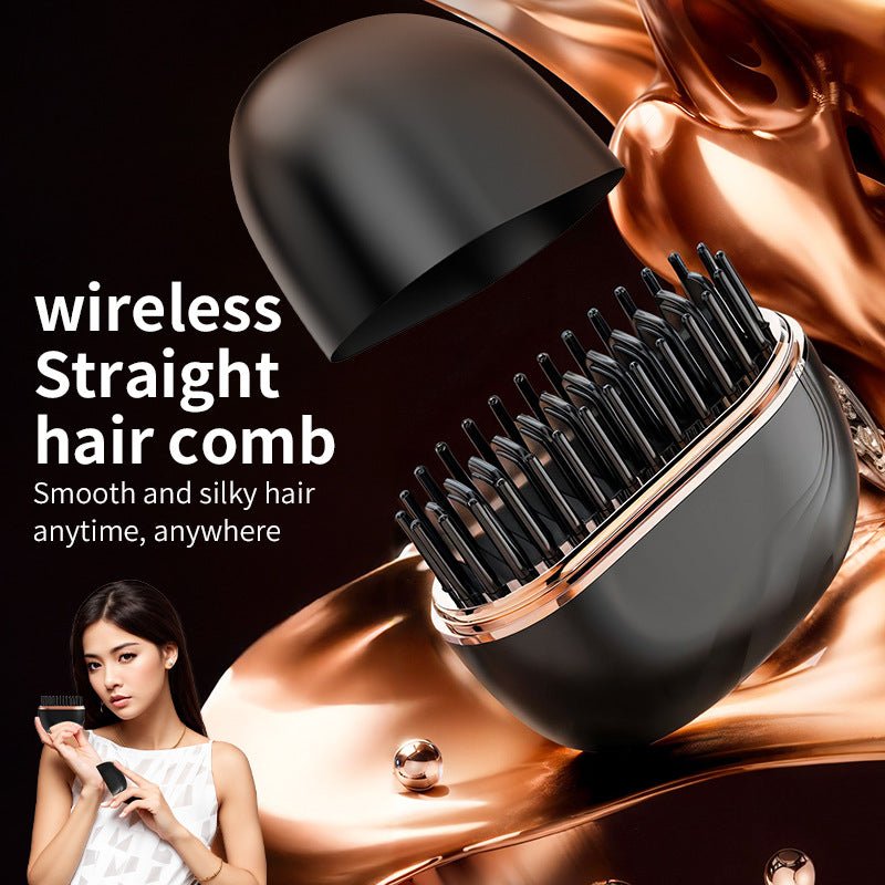 Portable Wireless Hair Straightener Comb